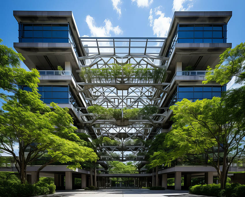 DGNB måler en lang række parametre i forbindelse med byggeri. Bl.a. livscyklus af materialer, transport, forbrug af energi og vand under og efter byggeriet, holdbarhed, tilgængelighed og indeklima