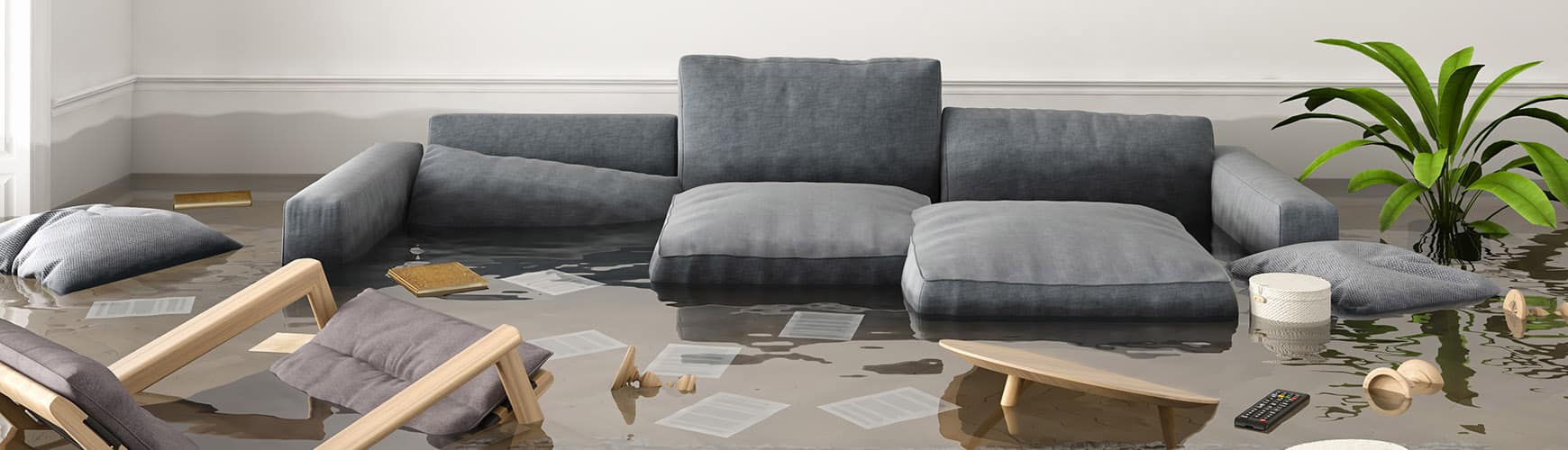 Oversvømmelse er vores spidskompetence, og vi er også fugteksperter. Vi rykker hurtigt ud og begrænser skaden