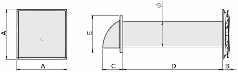 Dimensionerne for Pico Pro+-enheden