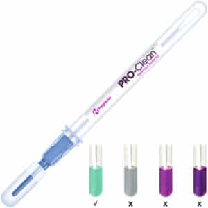 Med PRO-Clean kan du på kun 5 minutter teste, om et område er frit for skimmelsvamp. Alternativt kan testen give en indikation af, hvor meget skimmel der er