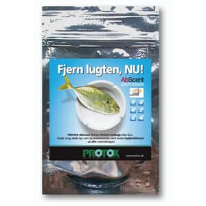 Protox AbScent lugtfjerner kan fjerne restlugte fra f.eks. mug, skimmelsvamp, tobak og døde dyr. Lugtfjerneren er velegnet såvel indendørs som i biler, campingvogne mv.