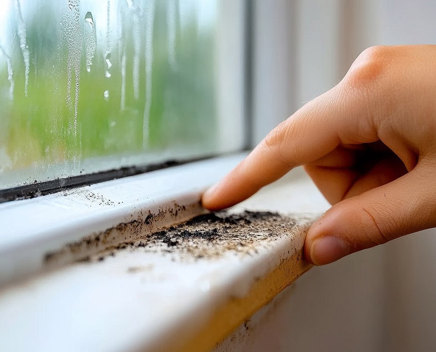 Er der plamager eller pletter, du mistænker for at være skimmelsvamp, på f.eks. en væg? Så kan du selv foretage en test for skimmelsvamp på overflader