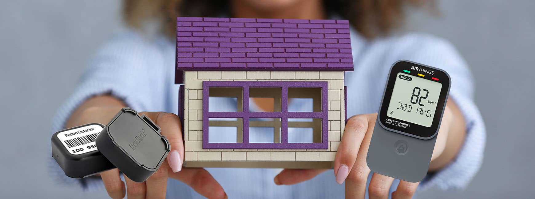 Hos os finder du både de af Sundhedsstyrelsen anbefalede dosimetre og elektroniske radonmålere