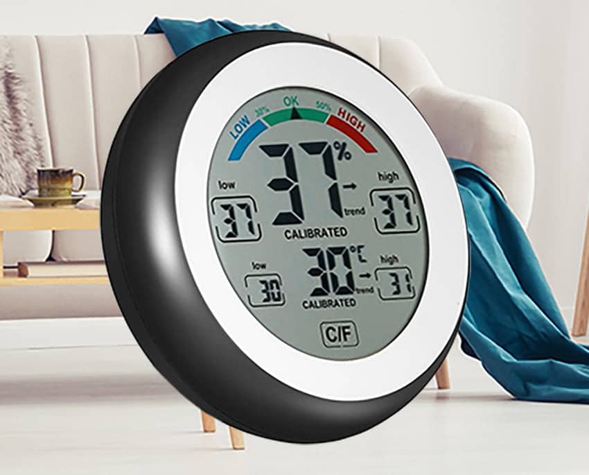 Den nemmeste måde at måle luftfugtigheden indendørs på er ved hjælp af et hygrometer